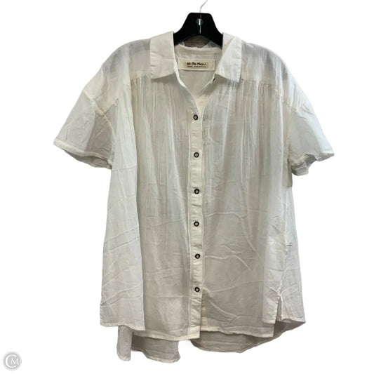 Blouse Short Sleeve By We The Free In White, Size: Xs