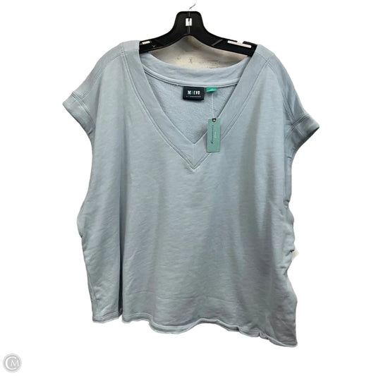 Top Sleeveless By Maeve In Blue, Size: 1x