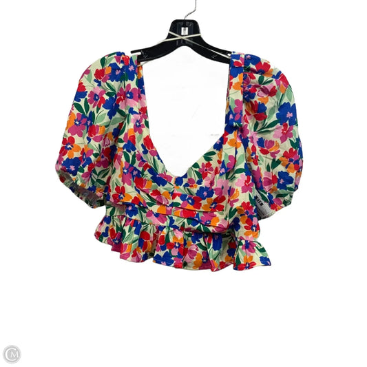 Top Short Sleeve By Altard State In Pink, Size: L