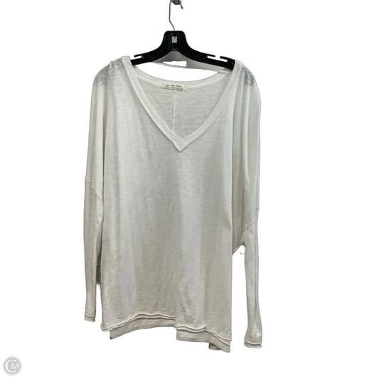 Top Long Sleeve By We The Free In White, Size: M