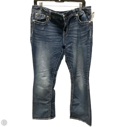 Jeans Boot Cut By Miss Me In Blue Denim, Size: 12