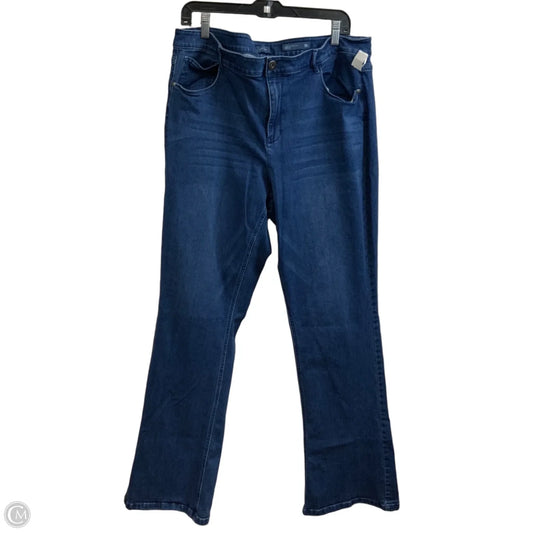 Jeans Flared By J. Jill In Blue Denim, Size: 18 Tall