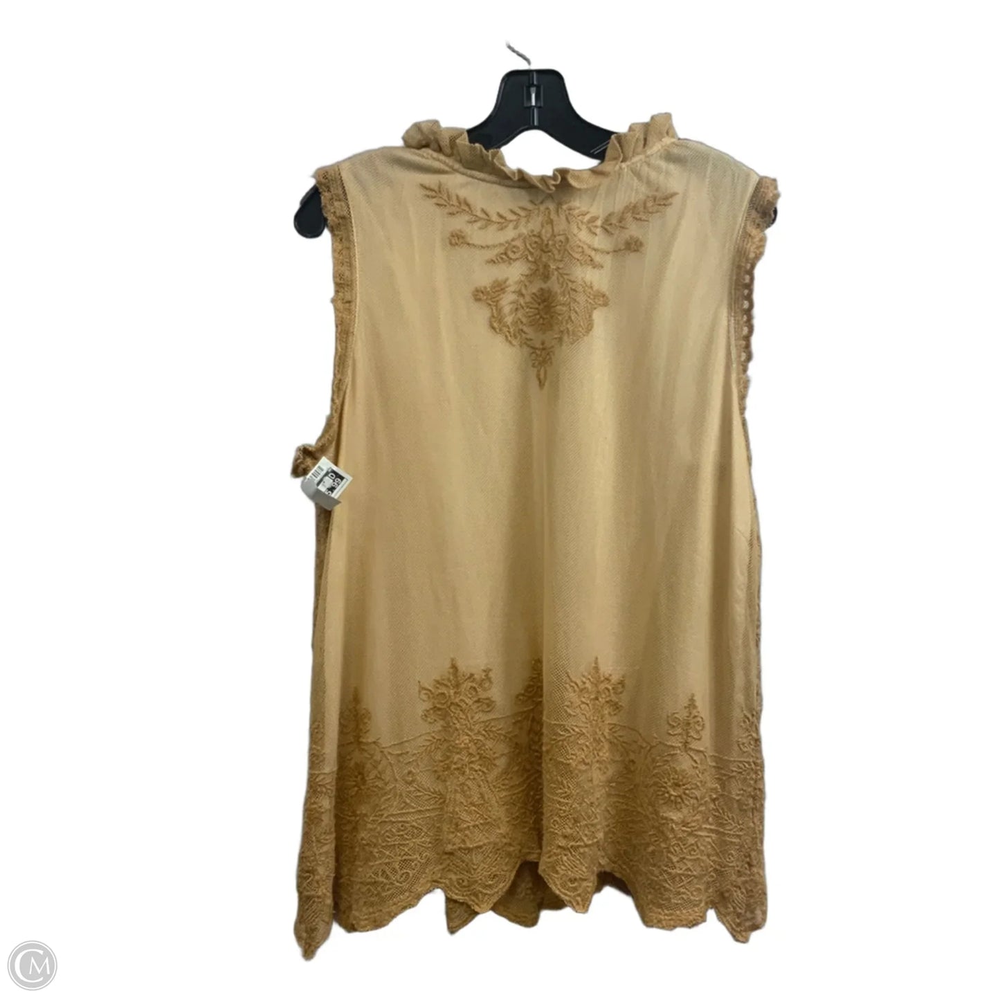 Top Sleeveless By Sundance In Brown, Size: L
