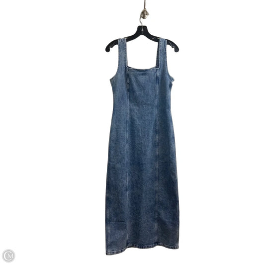 Dress Casual Maxi By Abercrombie And Fitch In Blue Denim, Size: S