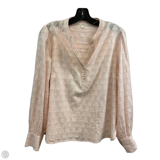 Blouse Long Sleeve By Roller Rabbit In Pink, Size: S