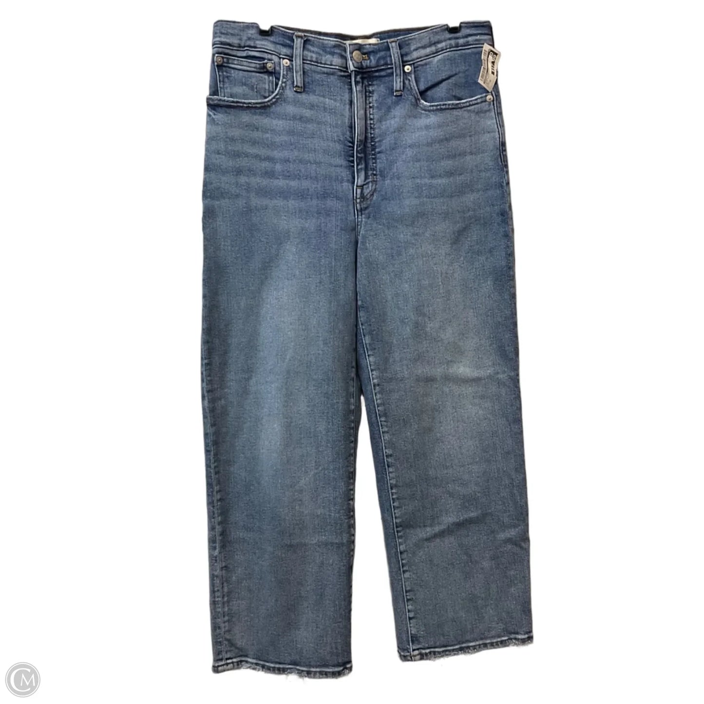 Jeans Straight By Madewell In Blue Denim, Size: 10