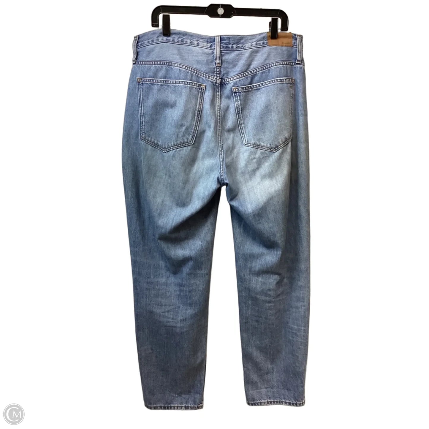 Jeans Straight By Madewell In Blue Denim, Size: 10