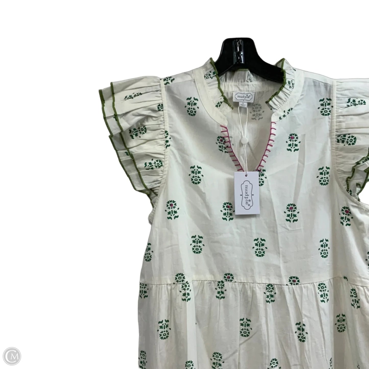 Dress Casual Maxi By Mudpie In White, Size: S