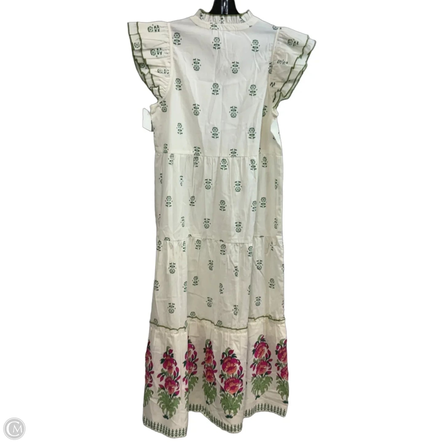 Dress Casual Maxi By Mudpie In White, Size: S