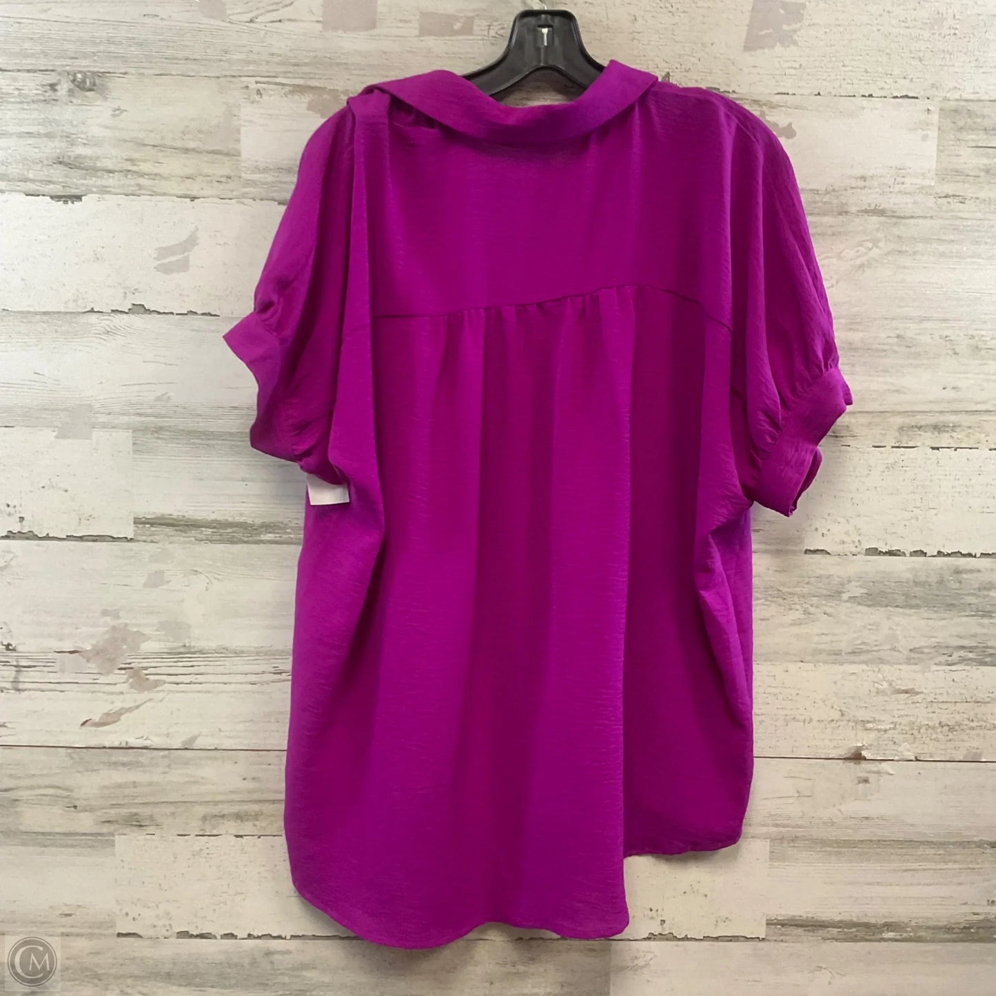 Blouse Short Sleeve By Jodifl In Pink, Size: S