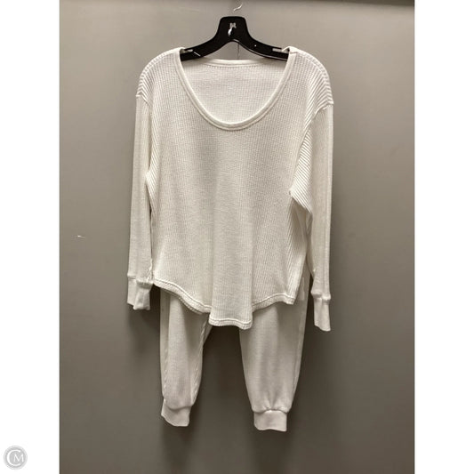 Lounge Set Pants By Gap In White, Size: Sp