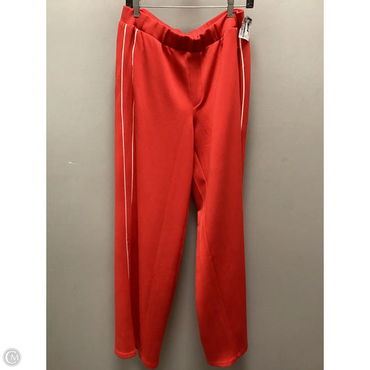 Pants Wide Leg By Aerie In Red & White, Size: L
