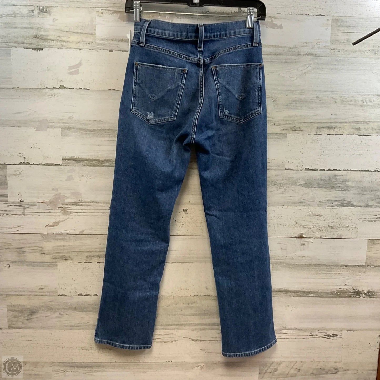Jeans Straight By Hudson In Blue Denim, Size: 0