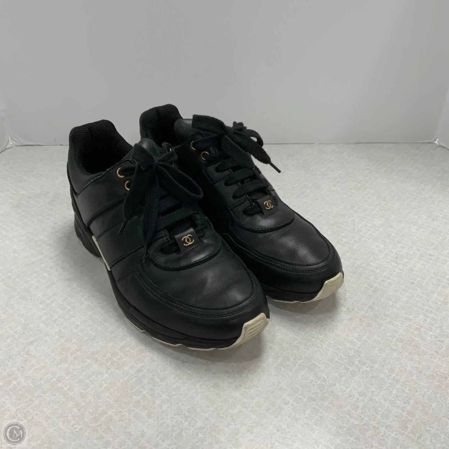 Shoes Luxury Designer By Chanel In Black, Size: 10