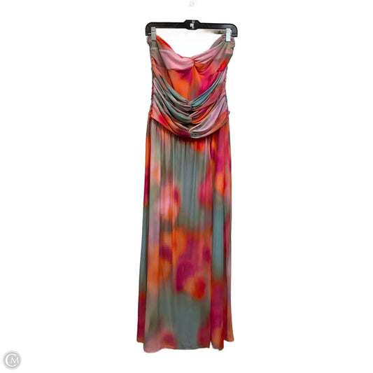 Dress Casual Maxi By Bar III In Orange & Pink, Size: Xl