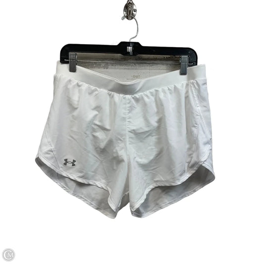Athletic Shorts By Under Armour In White, Size: L