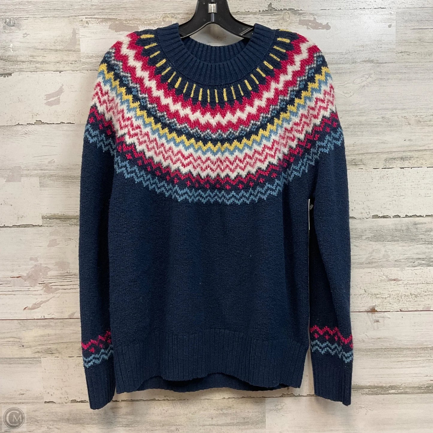 Sweater By Style And Company In Blue, Size: L