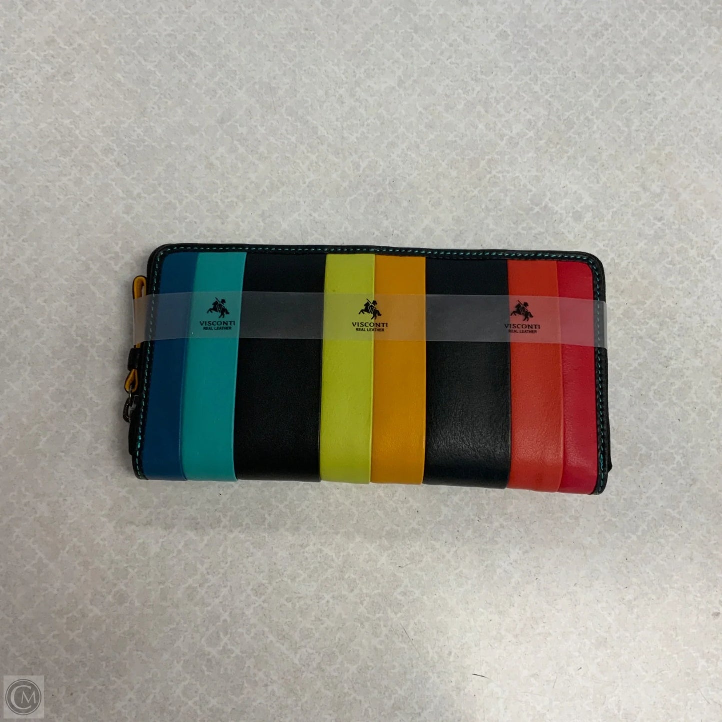 Wallet Leather By Visconti, Size: Large