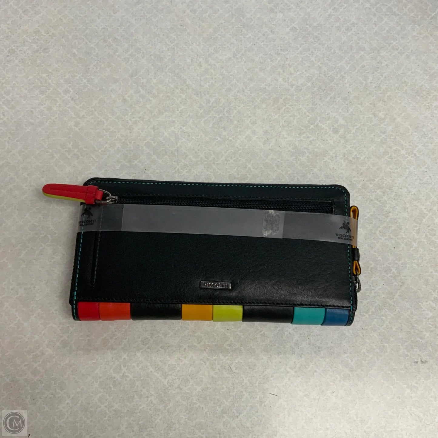 Wallet Leather By Visconti, Size: Large