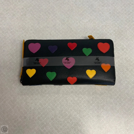 Wallet Leather By Visconti, Size: Large