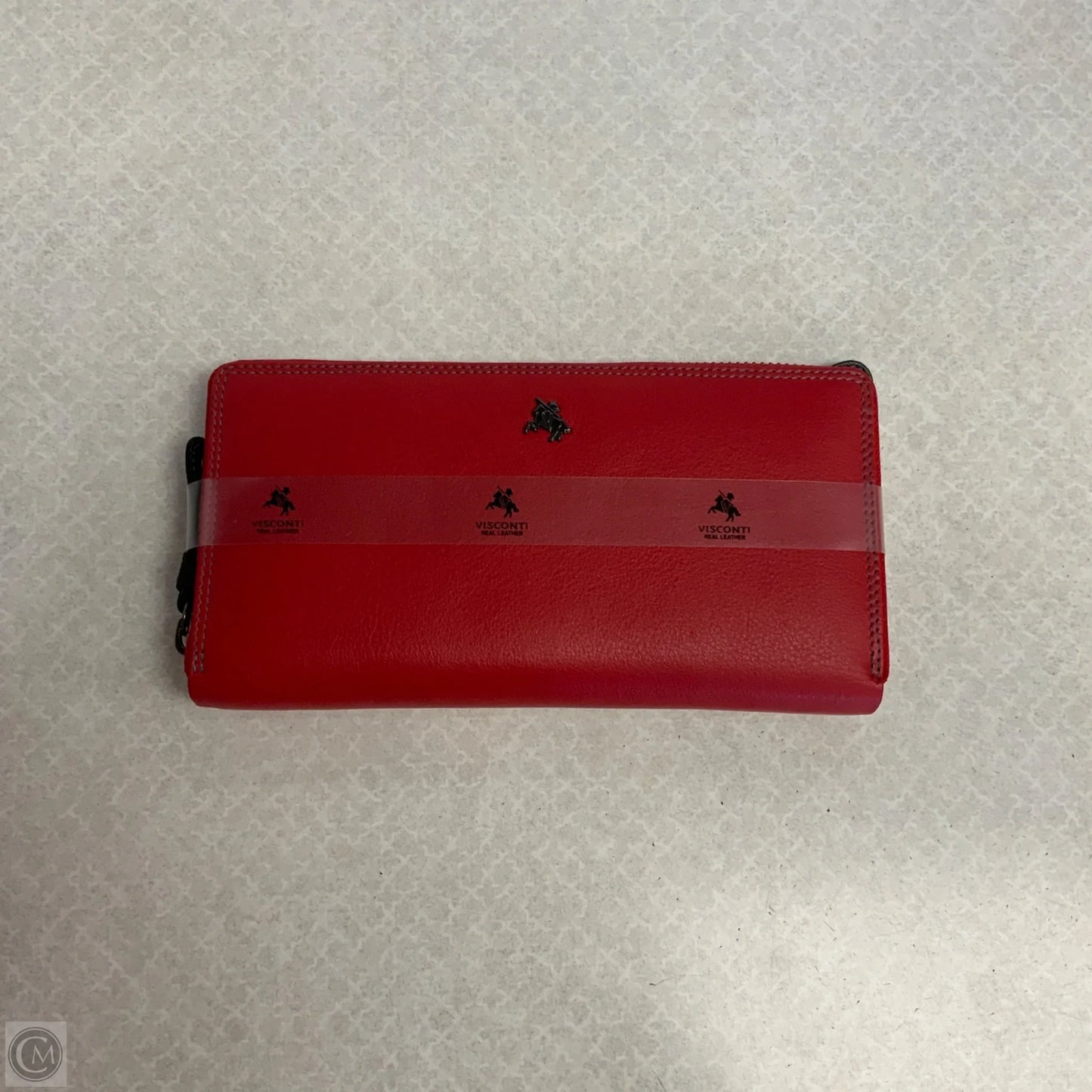 Wallet Leather By Visconti, Size: Large