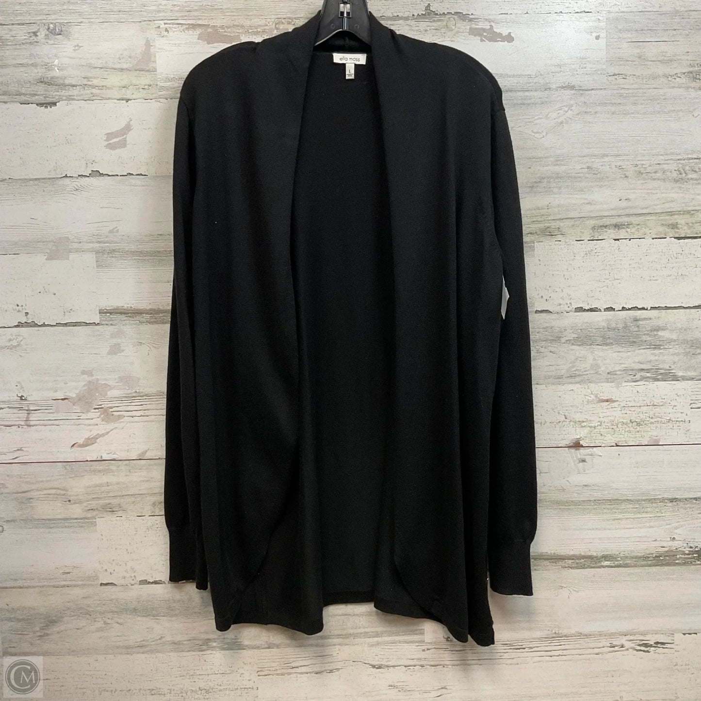 Cardigan By Ella Moss In Black, Size: L