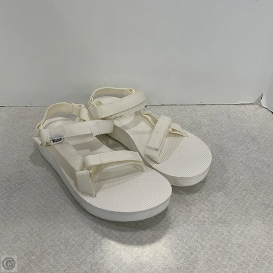 Sandals Flats By Teva In White, Size: 12