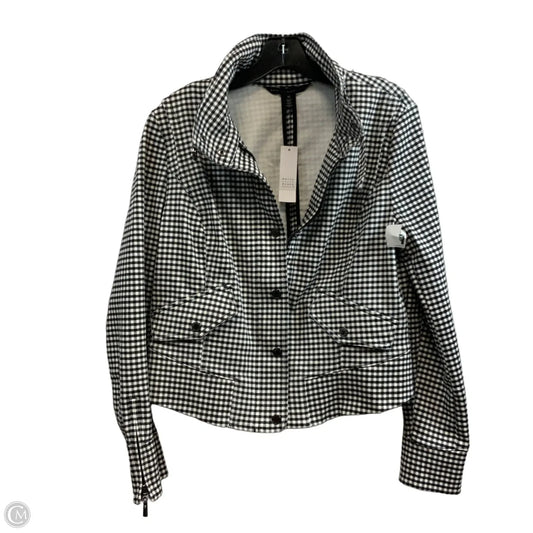 Jacket Moto By White House Black Market In Black & White, Size: L