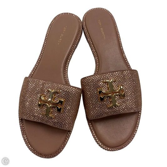 Sandals Designer By Tory Burch In Beige, Size: 8.5