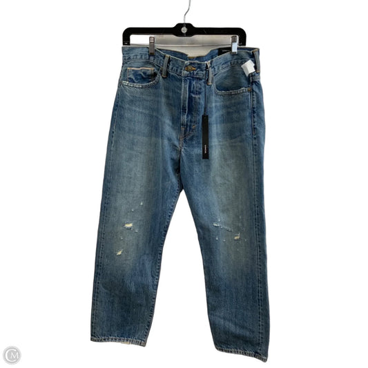 Jeans Cropped By Vince In Blue Denim, Size: 12