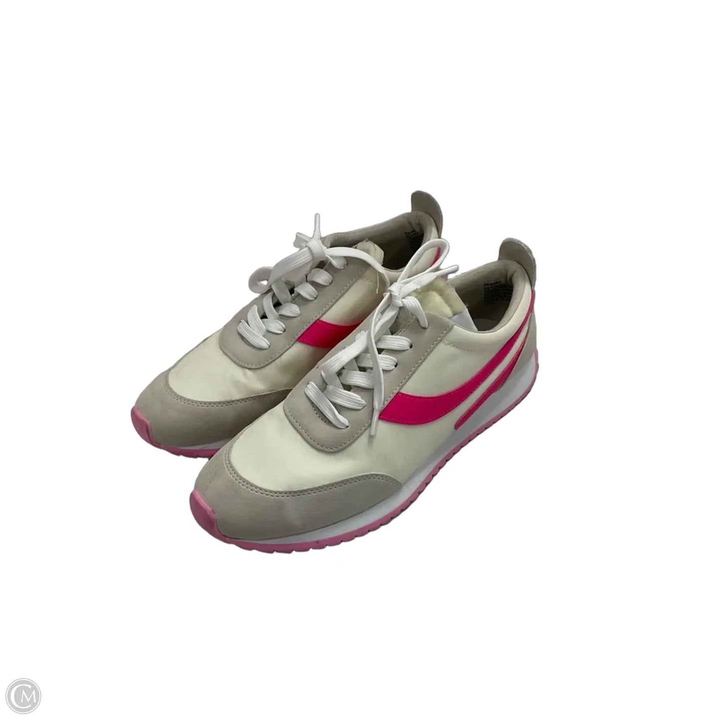 Shoes Sneakers By Steve Madden In Cream & Pink, Size: 9