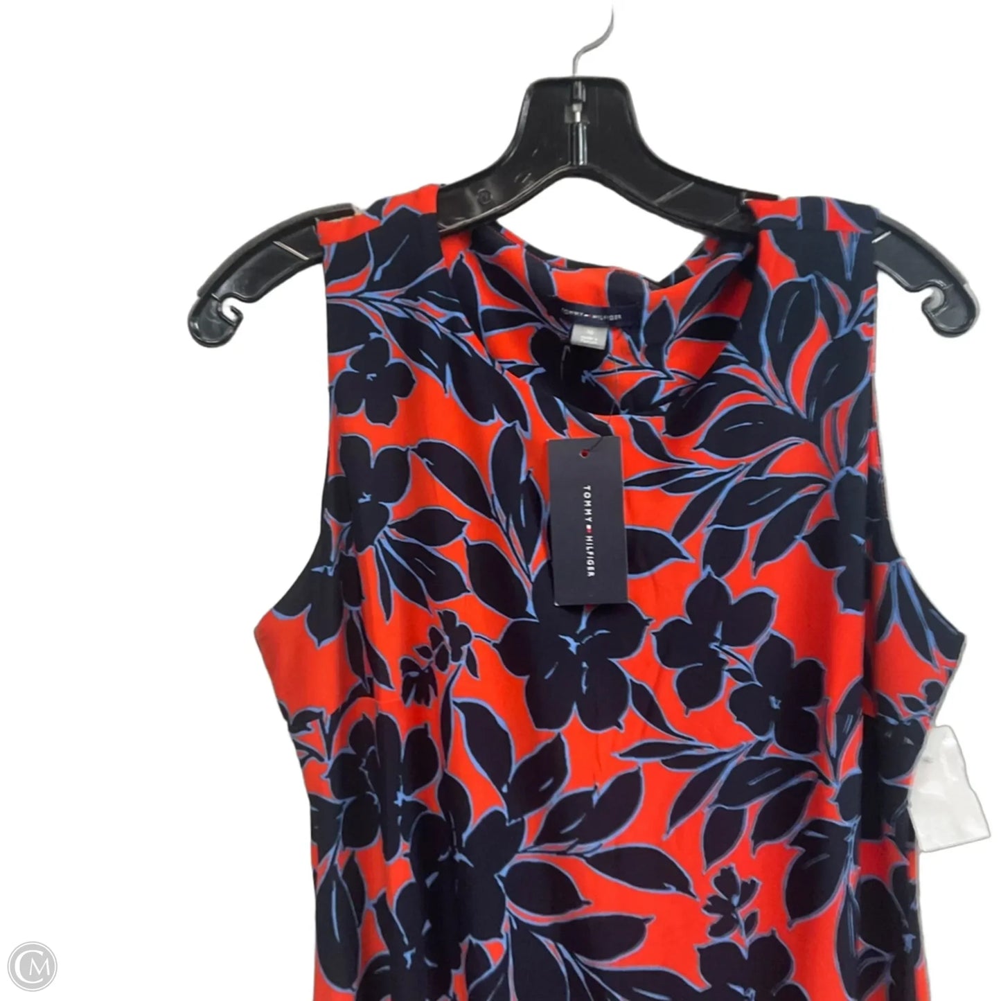 Dress Casual Short By Tommy Hilfiger In Blue & Red, Size: M