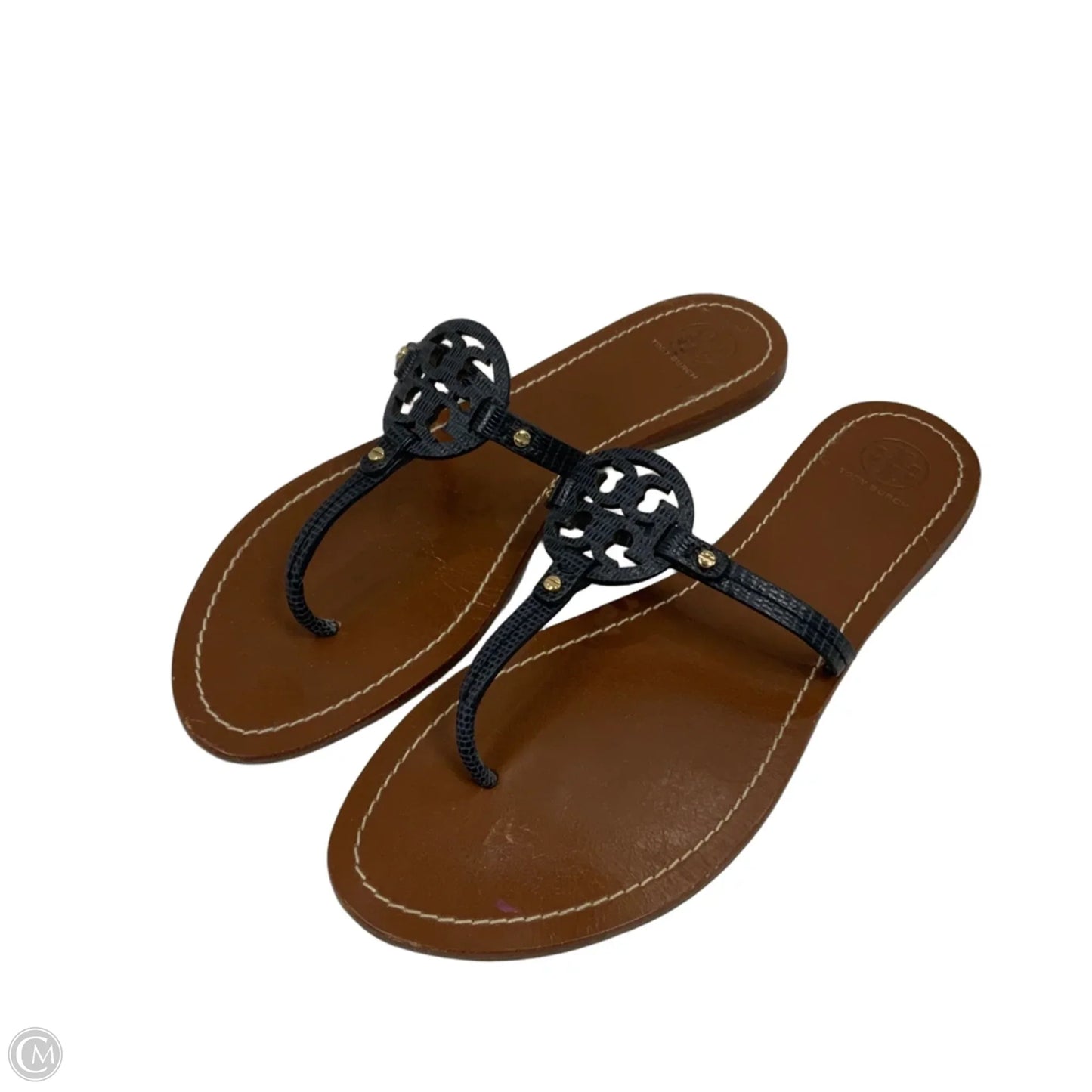 Sandals Designer By Tory Burch In Blue, Size: 10.5