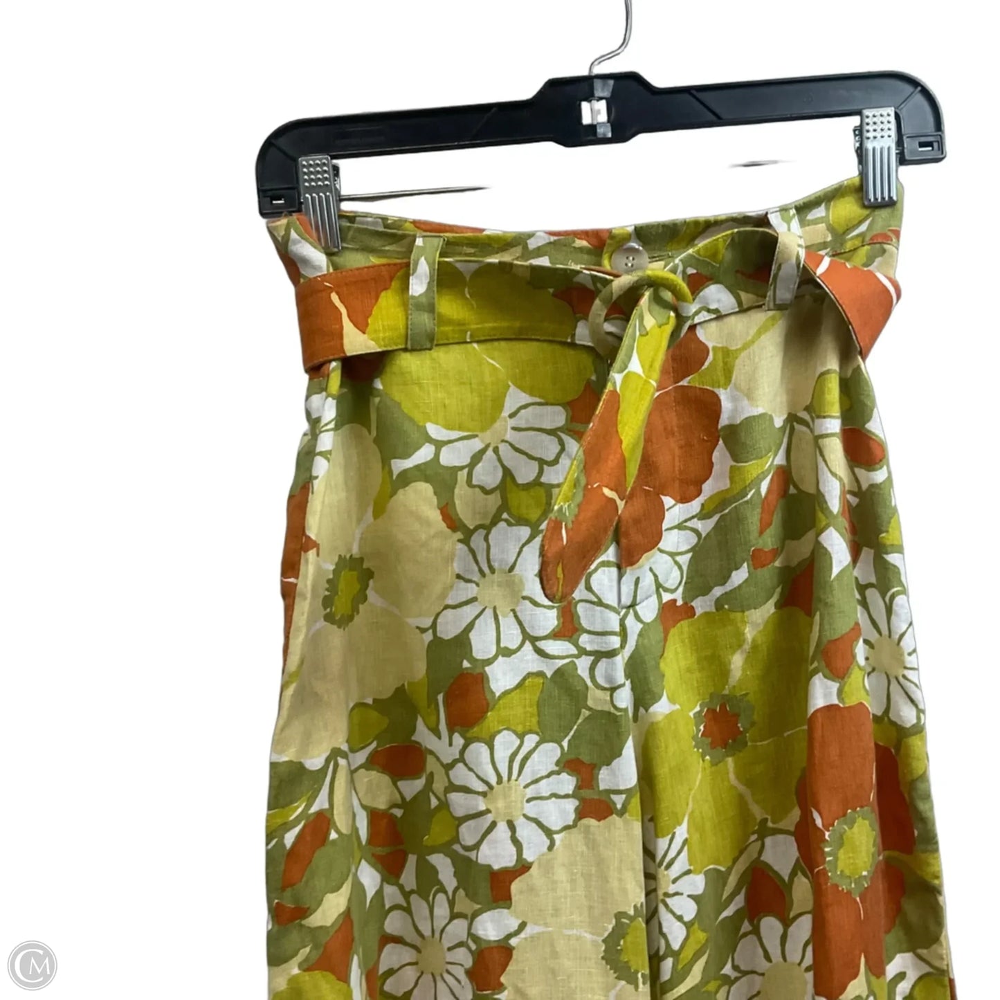 Pants Linen By Faithfull The Brand In Green, Size: 2