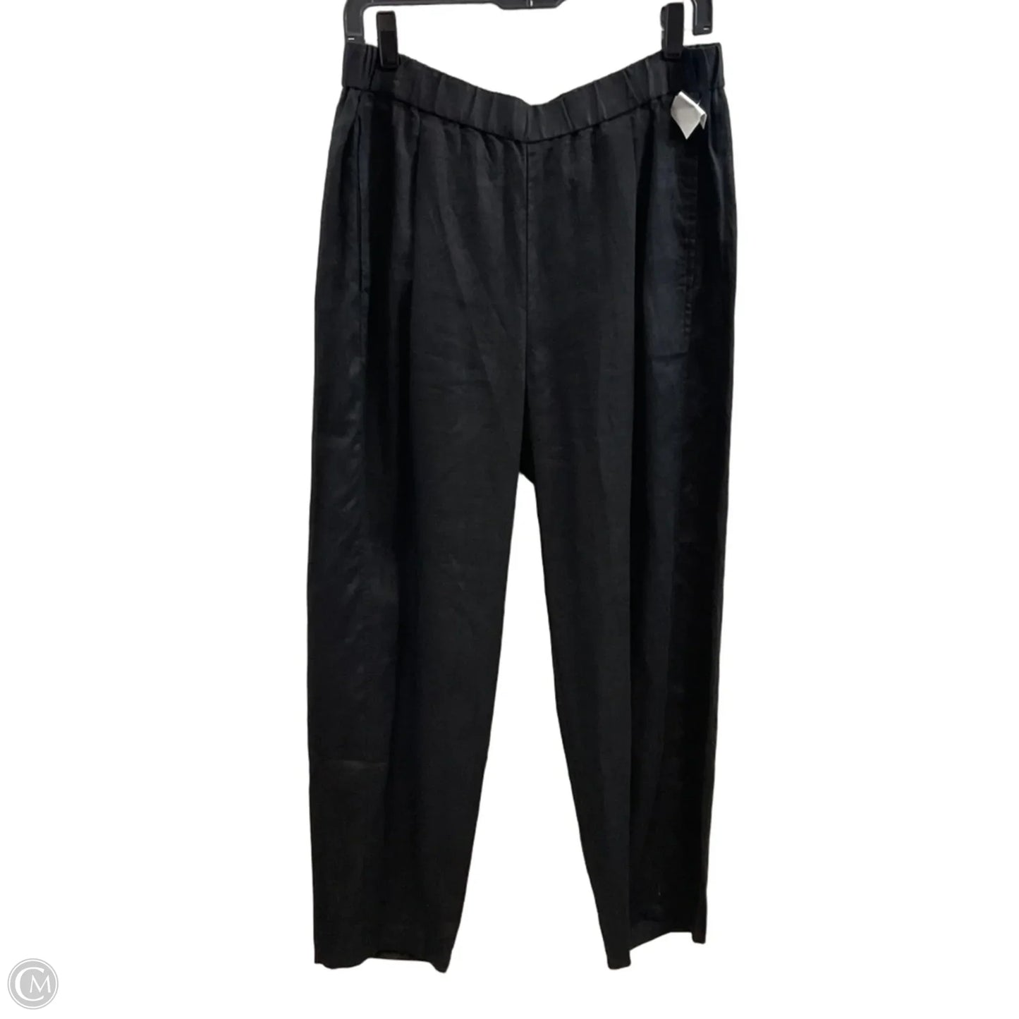 Pants Linen By Eileen Fisher In Black, Size: M