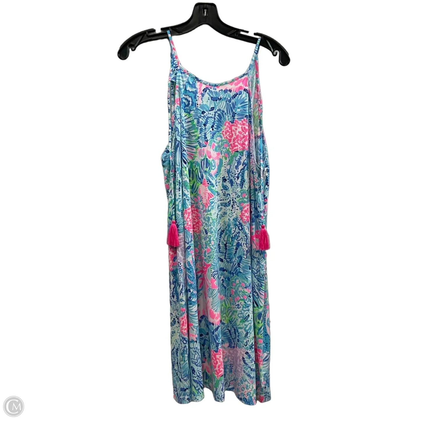 Dress Casual Short By Lilly Pulitzer In Blue & Pink, Size: M