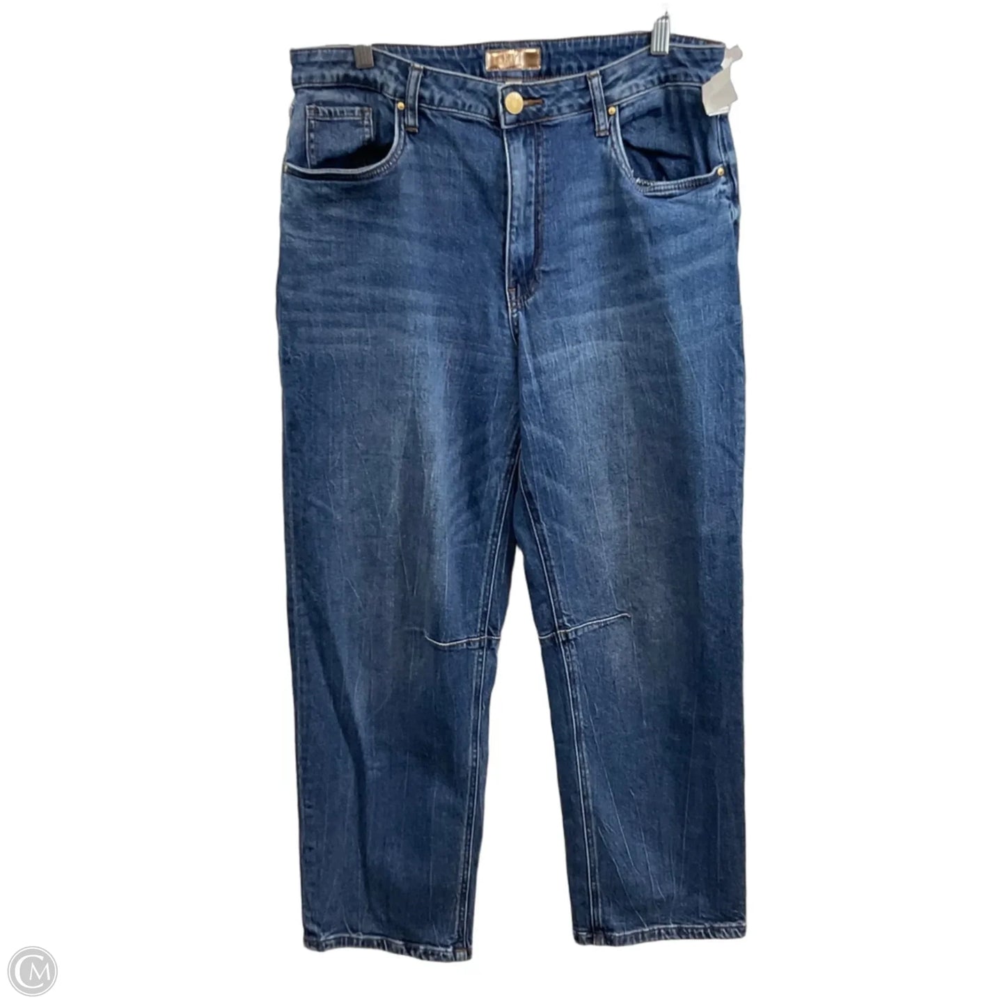 Jeans Wide Leg By Kut In Blue Denim, Size: 10