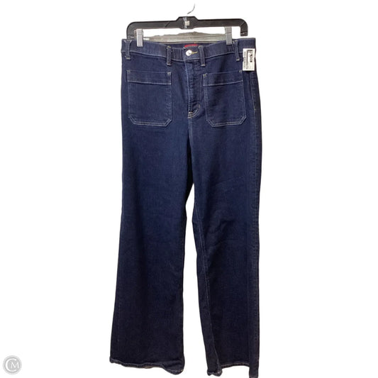 Jeans Flared By Spanx In Blue Denim, Size: L