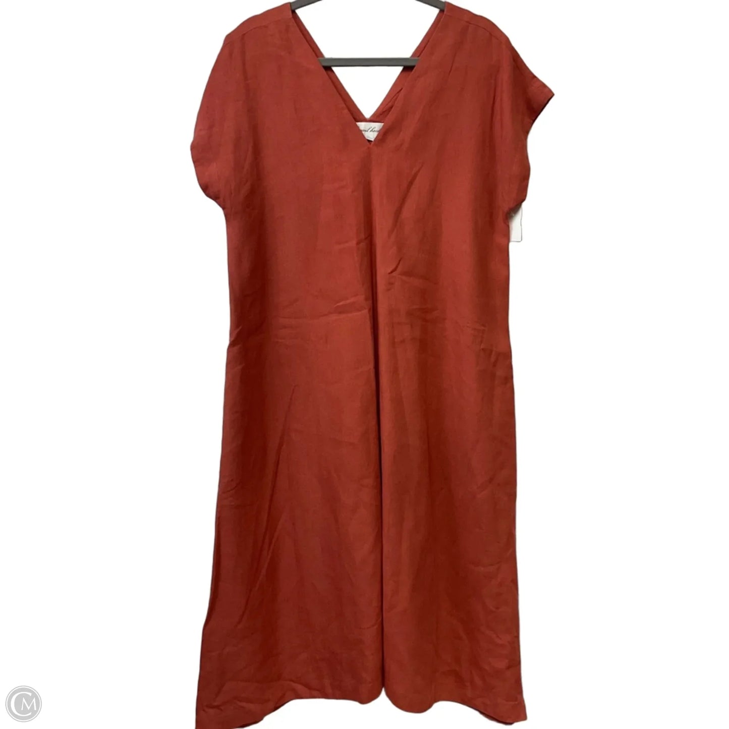 Dress Casual Midi By Abigail Heche In Orange, Size: L