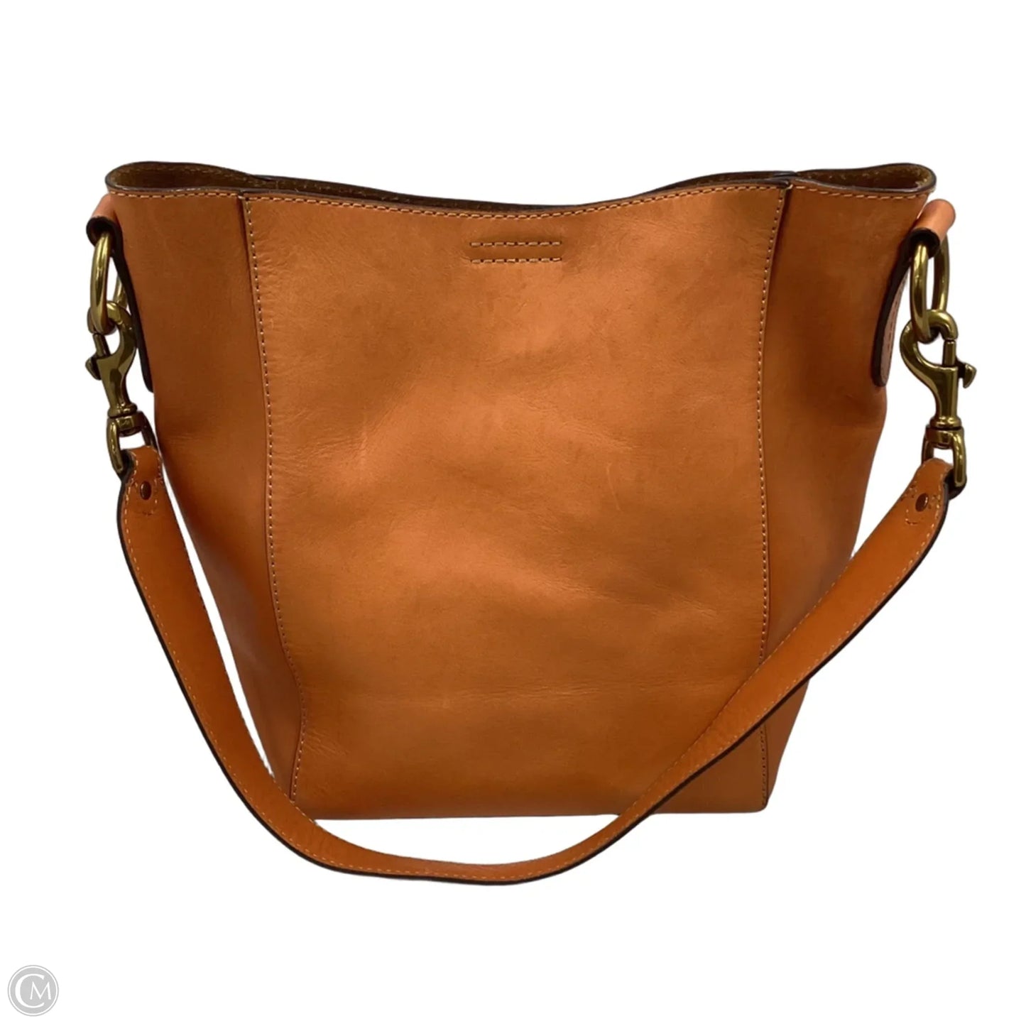 Handbag Leather By Frye, Size: Large