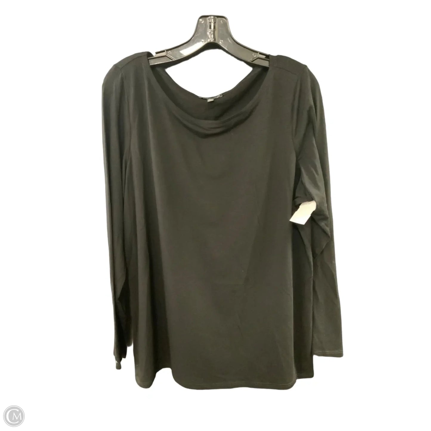 Top Long Sleeve By Eileen Fisher In Black, Size: Xl
