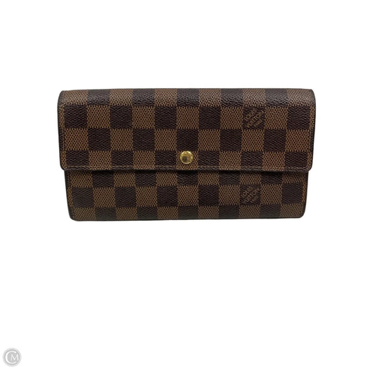 Wallet Luxury Designer By Louis Vuitton, Size: Medium