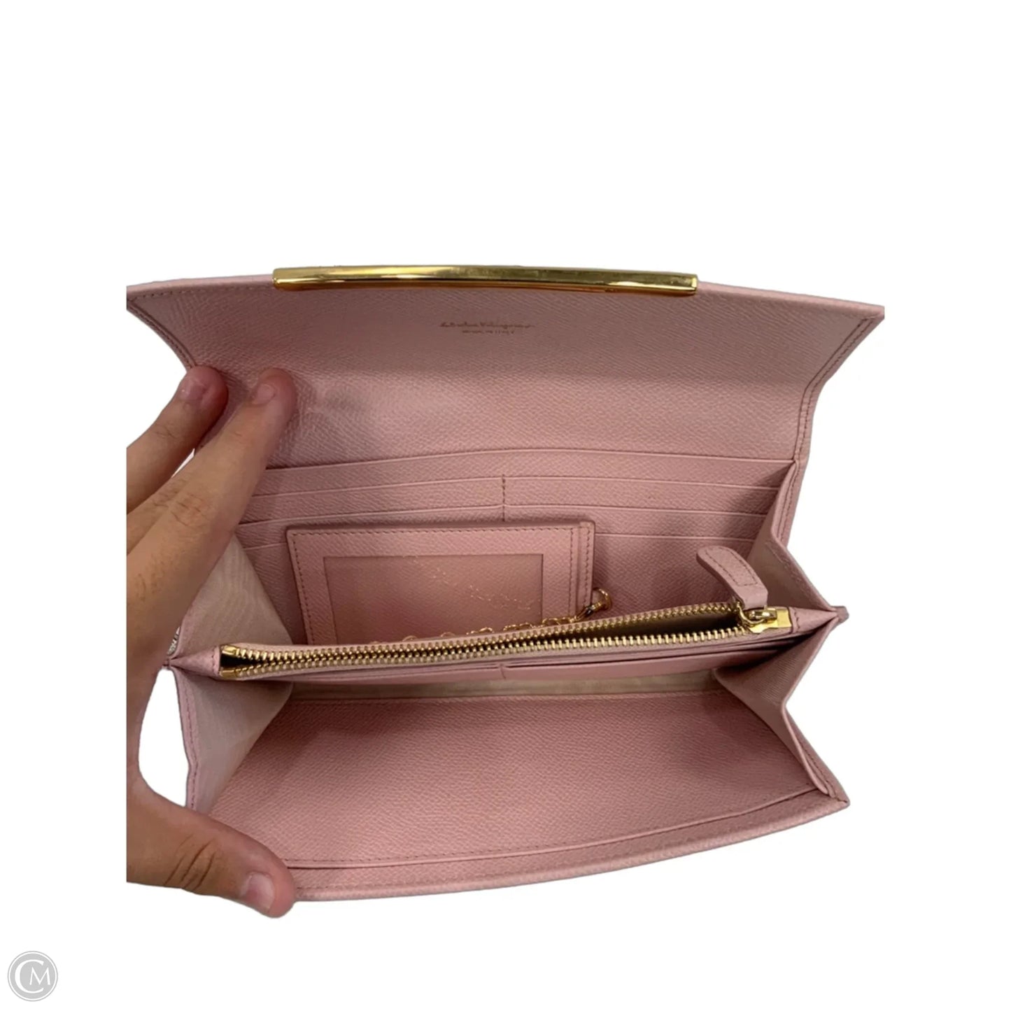 Wallet Luxury Designer By Ferragamo, Size: Large