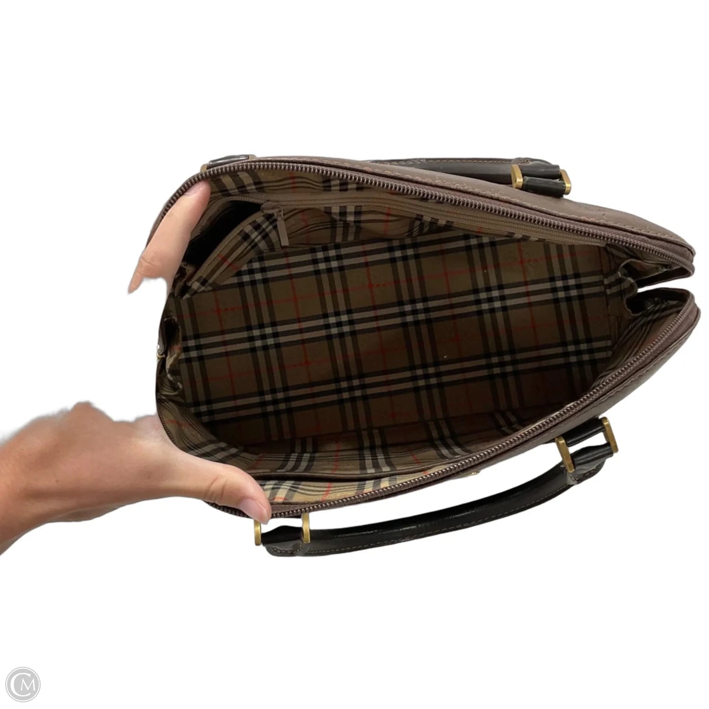 Handbag Luxury Designer By Burberry, Size: Medium