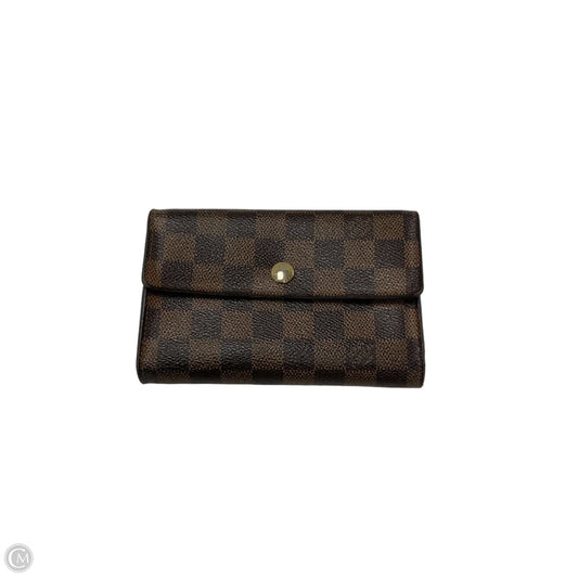 Wallet Luxury Designer By Louis Vuitton, Size: Medium