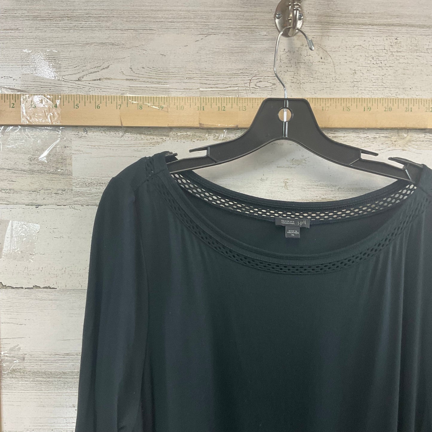 Tunic Short Sleeve By J. Jill In Black, Size: Xl