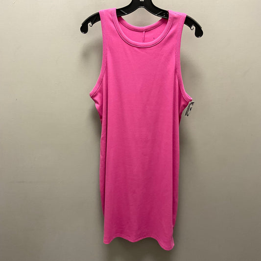 Pink Dress Casual Short A New Day, Size Xl