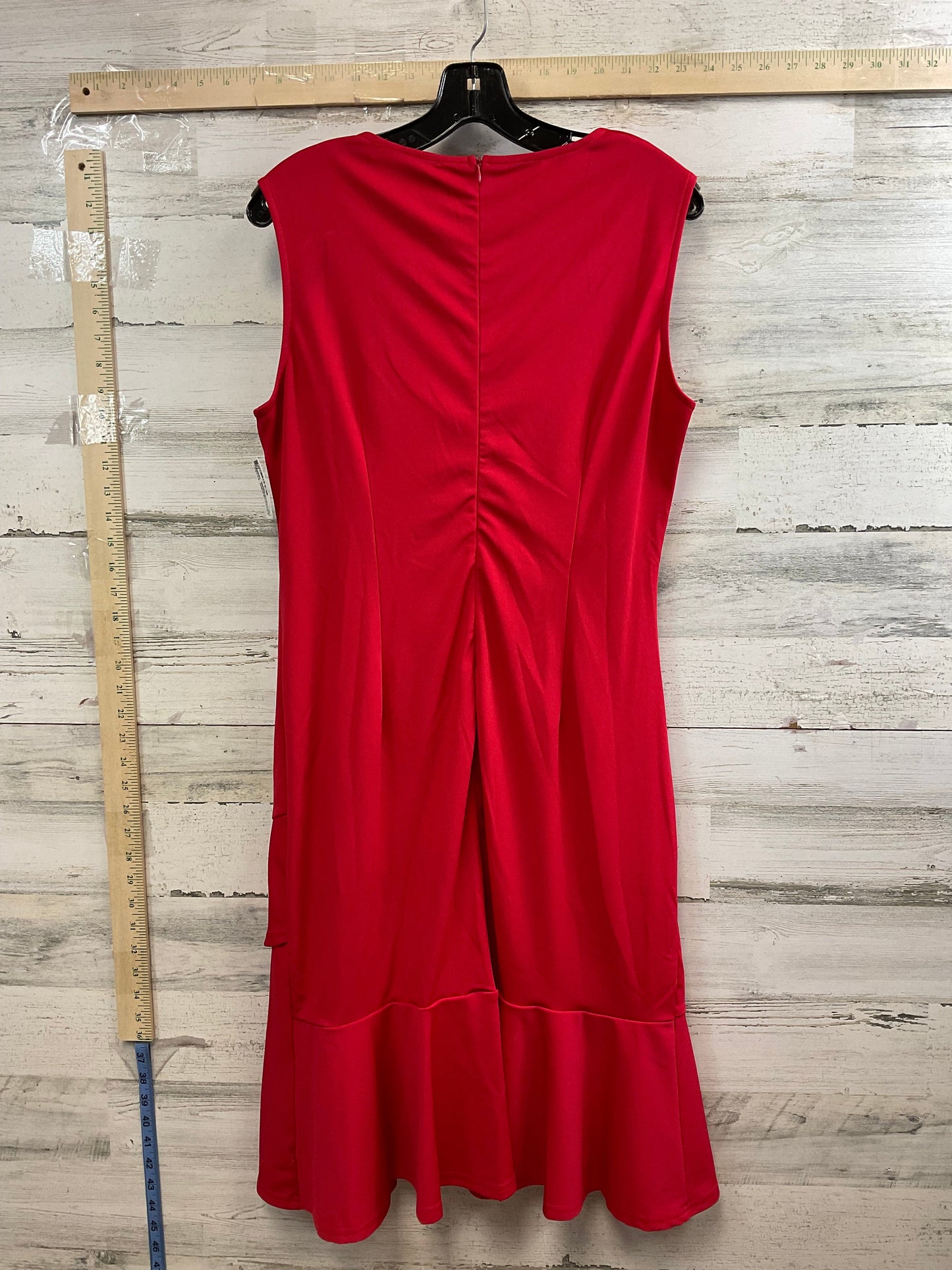 Red Dress Party Midi Grace Karin, Size Xl