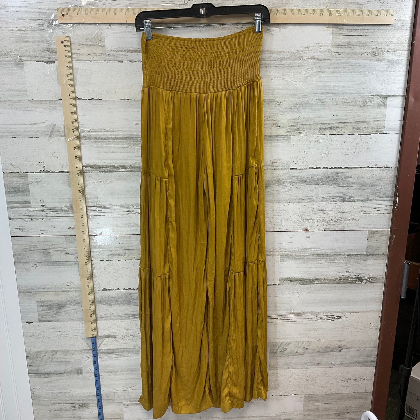 Yellow Pants Wide Leg Mustard Seed, Size M