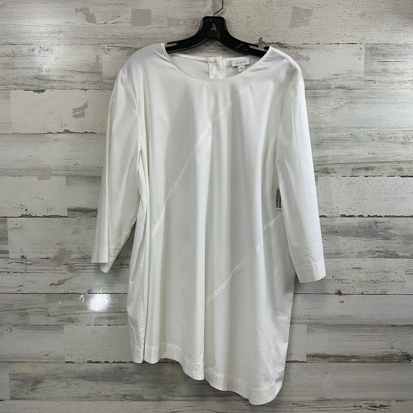 Tunic 3/4 Sleeve By J. Jill In White, Size: Xl